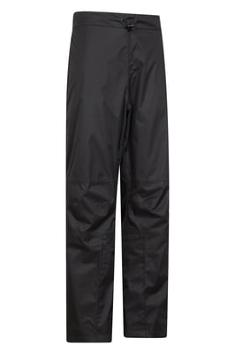 'Spray' Women's Short Overtrousers with Taped Seams Waterproof Pants Black