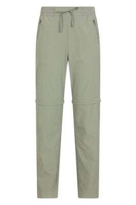 'Explorer' Women's Zip Off Trouser Short Lightweight Quick Dry Convertible Pants Olive