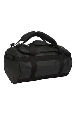 Unisex Cargo Bag with Padded Shoulder Straps Heavy Duty Travel Backpack Black