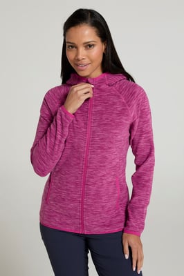 'Lleyn' Women's Fleece Jacket Antipill Breathable Full Zip Activewear Berry