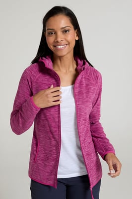 'Lleyn' Women's Fleece Jacket Antipill Breathable Full Zip Activewear Berry