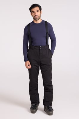 'Interstellar' Men's Waterproof Ski Pants Insulated Adjustable Winter Trouser Black