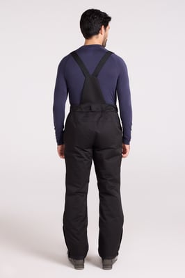 'Interstellar' Men's Waterproof Ski Pants Insulated Adjustable Winter Trouser Black