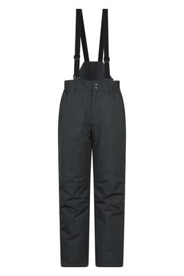 'Dusk' Men's Short Ski Pants Warm Insulated Snowproof Winter Salopettes Trouser Grey