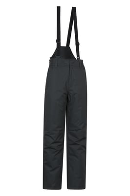 'Dusk' Men's Short Ski Pants Warm Insulated Snowproof Winter Salopettes Trouser Grey