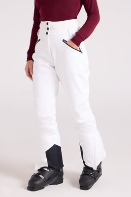 'Avalanche' Women's Ski Pants High Waist Warm Insulated Snow Proof Winter Trouser White