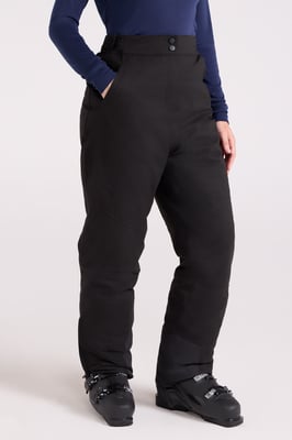 'Blizzard' Women's Ski Trouser Waterproof Fleece Lined Winter Snowboarding Pants Black