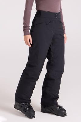 'Isola II' Women's Extreme Ski Pants Waterproof Adjustable Waist Winter Trouser Black