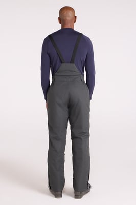 'Dusk II' Men's Ski Pants Warm Insulated Snow Proof Elastic Waist Winter Trouser Grey