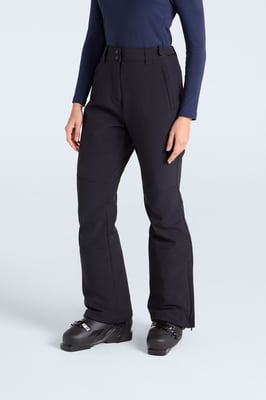 'Alpine' Women's Waterproof Snow Pants Breathable Adjustable Waist Ski Trouser Black