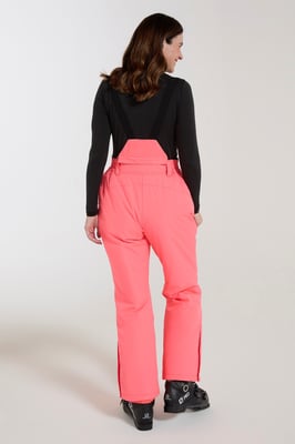'Moon' Women's Ski Pants Warm Insulated Snow Proof Elastic Waist Winter Trouser Pink