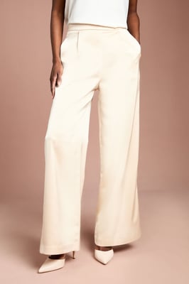 Satin Flare Trouser