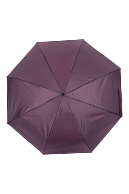 Unisex Mini Umbrella with Wrist Strap & Matching Storage Bag Rain Brolly Berry