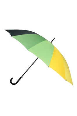 Unisex Large Rainbow Umbrella with Cushioned Handle Lightweight Rain Brolly Multicolour