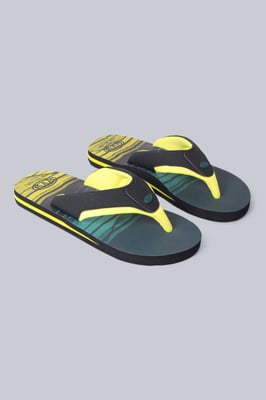 'Jekyl' Kids Flip Flops Slip On Lightweight Comfortable Walking Beach Slippers Teal