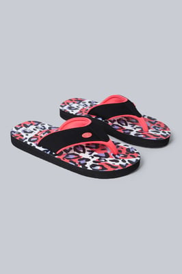 'Swish' Kids Flip Flops Slip On Lightweight Comfortable Walking Beach Slippers Pink