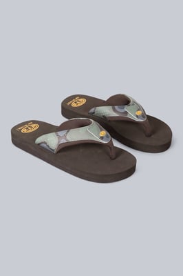 'Jekyl' Kids Flip Flops Slip On Lightweight Comfortable Walking Beach Slippers Navy