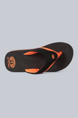 'Jekyl' Kids Flip Flops Slip On Lightweight Comfortable Walking Beach Slippers Black