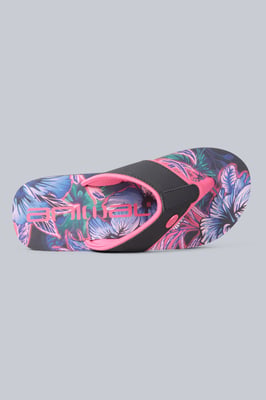 'Swish' Kids Flip Flops Slip On Lightweight Comfortable Walking Beach Slippers Multicolour