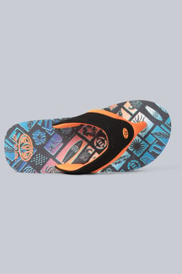 'Jekyl' Kids Flip Flops Slip On Lightweight Comfortable Walking Beach Slippers Multicolour