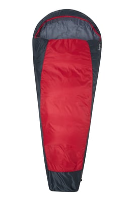 'Traveller 50' Sleeping Bag Mummy Shape Windproof Breathable Camping Accessory Red