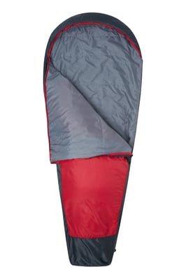 'Traveller 50' Sleeping Bag Mummy Shape Windproof Breathable Camping Accessory Red
