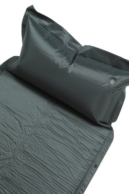 Self Inflating Mat with Pillow Valve Inflation Camping Backpacking Air Bed Green