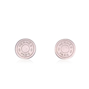 Hermes Metal Earrings Clou de Selle