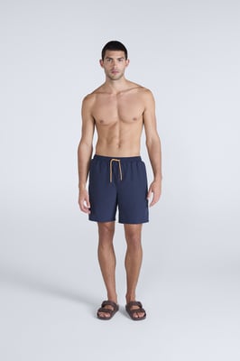 'Deep Dive' Men's Boardshorts Quick Dry Swimming Surfing Trunks Dark Blue
