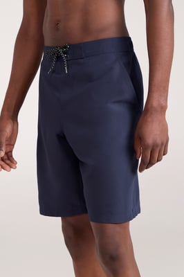 'Ocean' Men's Boardshorts with Adjustable Waist Quick Dry Swimming Trunks Navy