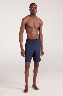 'Ocean' Men's Boardshorts with Adjustable Waist Quick Dry Swimming Trunks Navy