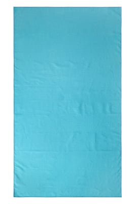 Giant Ribbed Microfibre Travel Towel Highly Absorbent Soft Compact Lightweight Teal