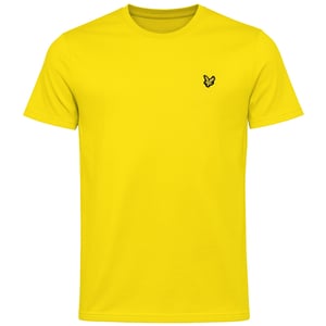 Lyle & Scott Plain Mens Yellow T-Shirt