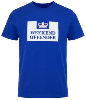 Weekend Offender McMoney Mens Blue T-Shirt