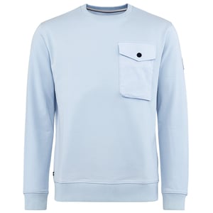 Weekend Offender Kesey Mens Light Blue Sweater