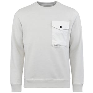 Weekend Offender Kesey Mens Silver Sweater