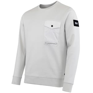 Weekend Offender Kesey Mens Silver Sweater