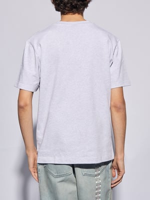 Le Gros Grain Logo T-Shirt in Grey