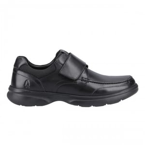 Hush Puppies Mens Hector Touch Fastening Flats (Black)