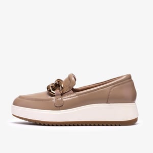 Zylah May Taupe Leather Shoes