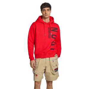 Dsquared2 Rode Hoodie Large Zwart Icon Logo