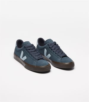 Veja Campo Suède Dames Nautico Staal Eagle Sneakers