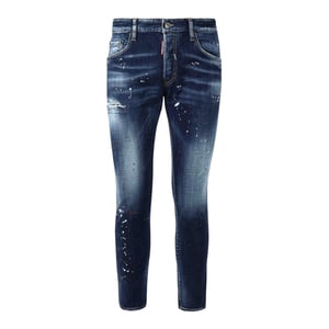 Dsquared2 Medium Easy Wash Skater Marinblå Jeans