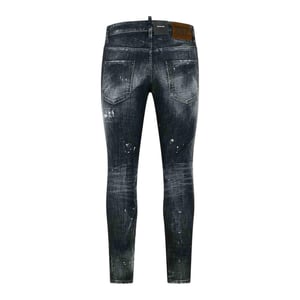 Dsquared2 Svarta Rocky Mountains Wash Skater Jeans