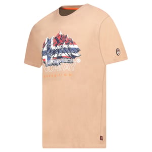 Geographical Norway Tee SS Jummit Shirt Beige