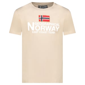 Geographical Norway Tee SS Jacky Shirt Beige