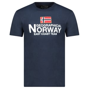 Geographical Norway Tee SS Jacky Shirt Blauw