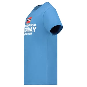 Geographical Norway Tee SS Jacky Shirt Blauw