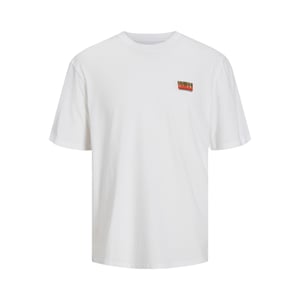 Jack & Jones Tee SS Canon Wide Fit Tee Wit