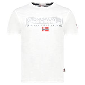 Geographical Norway Tee SS Jasic Shirt Wit